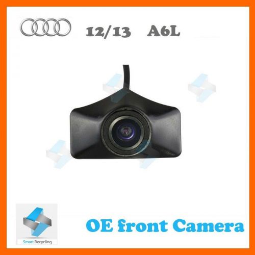 Free shipping waterproof for for audi a6 a6l front view camera logo embeded