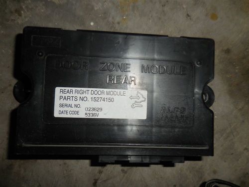 Cadillac sts 2004-2009 oem rear right passenger door control module 15274150