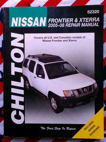 2005-08 nissan frontier/xterra chilton repair manual