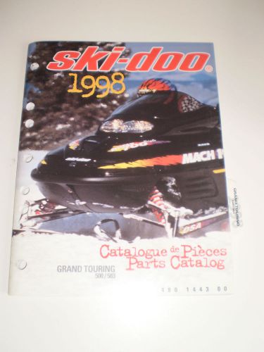 Skidoo 1998 parts catalog  manual grand touring 500 / 583
