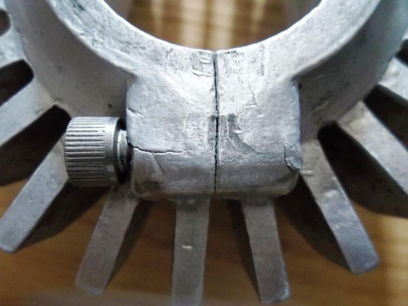 Bates Finned Exhaust Clamps 1.5