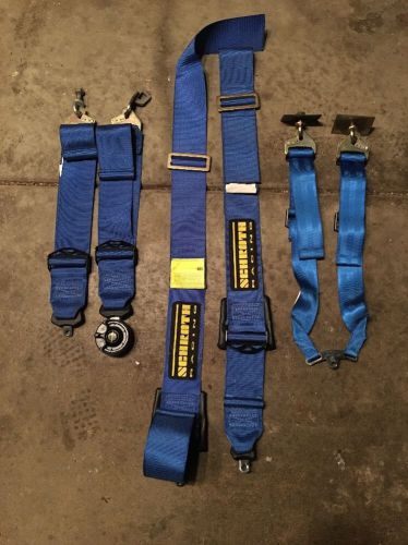 Scroth racing 6 six point harness blue