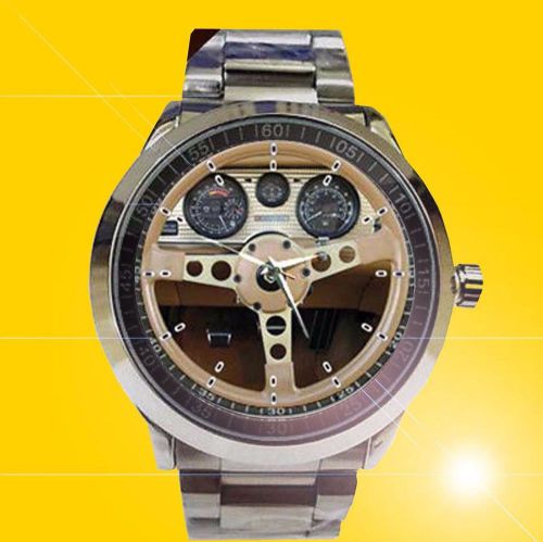 New item 77 trans am steg wheel wheels sport metal wristwatches