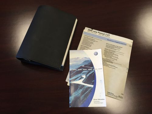 2006 vw volkswagen passat owners manual + window sticker