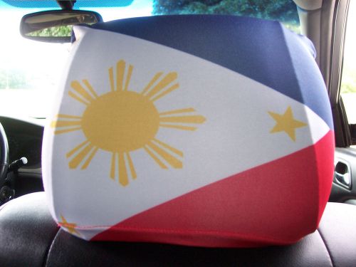 Philippines/philippino car/auto headrest  flags--------2 pieces