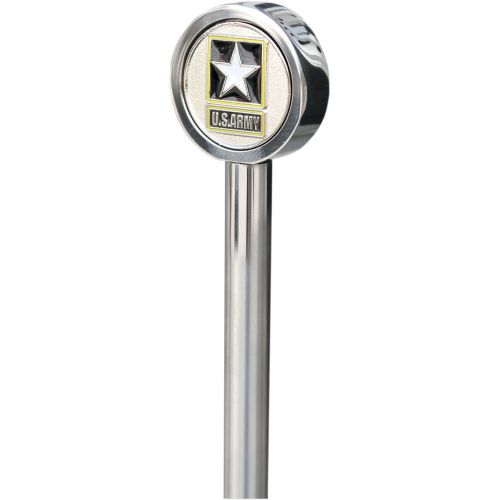 Pro pad inc. motorcycle flag pole with topper stainless steel 3/8&#034; 9&#034; or 13&#034;