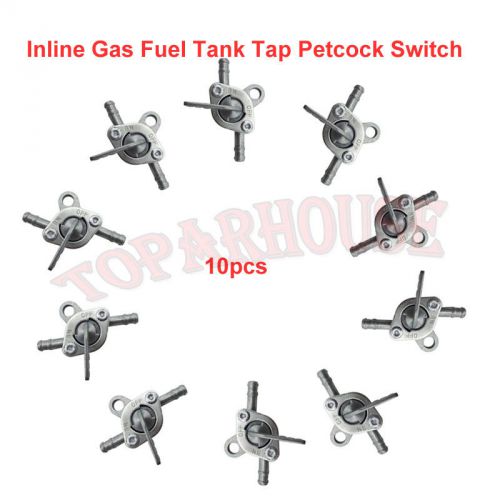 Inline gas fuel tank tap petcock switch fit 50cc 110ccatv quad pit dirt bike
