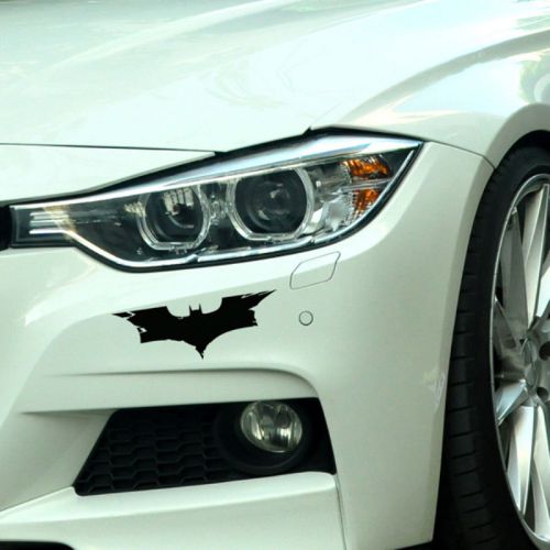 1pcs black batman 6.29" auto body random reflect light racing decals stickers