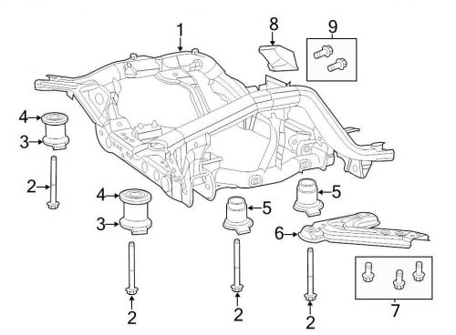 Chrysler oem jeep exhaust heat shield 68044766aa image 8