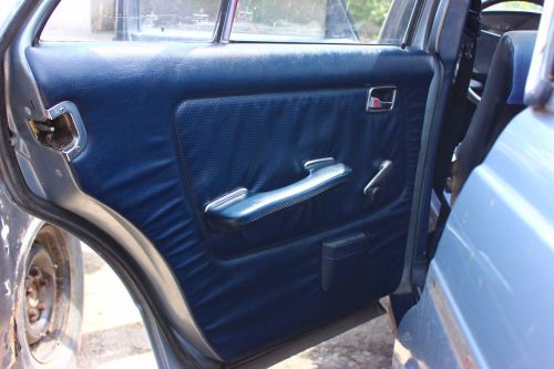 Mercedes w123 rear left side / driver side door panels blue