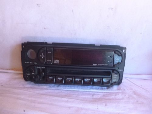 Purchase 01-05 Chrysler Sebring Stratus Radio 4 Disc Cd Face Plate