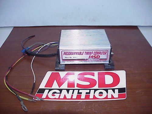 Msd #8981 programmable ignition timing computer whelan imca ihra nhra wissota