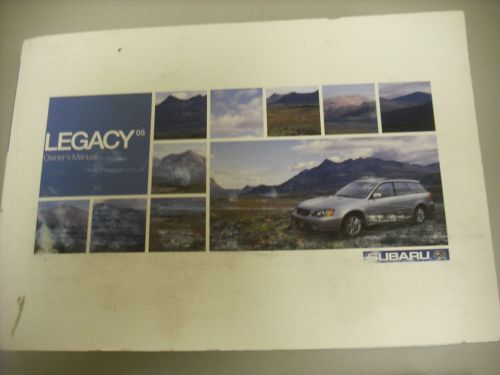 2005 subaru legacy  owners manual