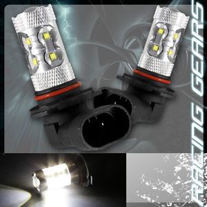 2x for acura toyota 9006 hb4 white 10 led 50w projector low beam fog light bulbs
