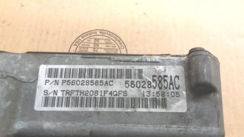 Dodge ram 1500 pickup 02-04 tcm automatic transmisson computer, p/n p56028585ac