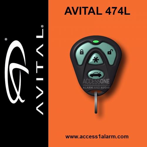 Avital 474l 4-button remote control replacement transmitter ezsdei474s 7143l