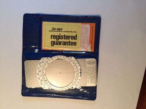 Apr all metal  e6-b flight computer with case