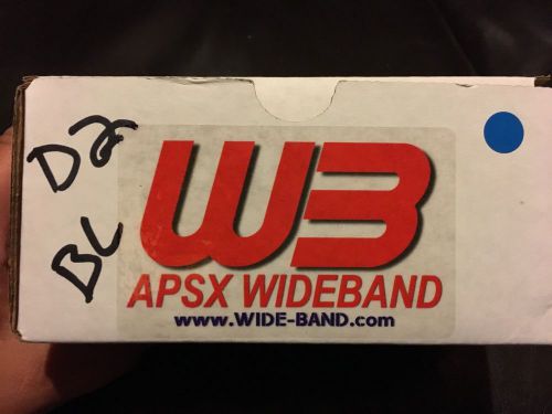 Apsx v2 anti-glare d2 digital wideband o2 afr gauge &amp; sensor kit black &amp; blue