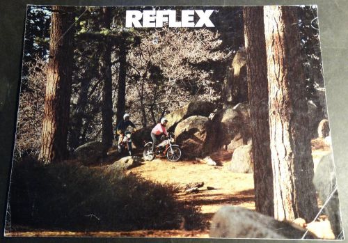 1986 honda motorcycle reflex sales brochure 4 pages  (513)