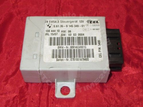 Bmw e46 e39 e38 e83 e53 e85 e86 e52 3 5 7 x3 x5 z4's ews4.3 ignition control ews