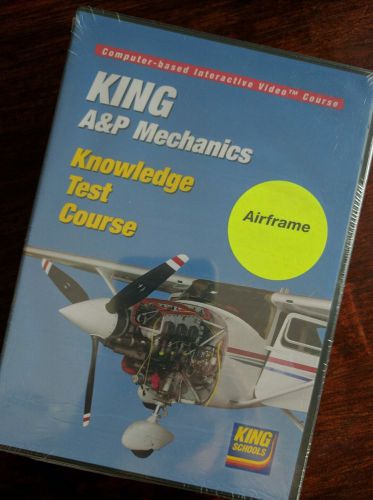 King schools airframe mechanic knowledge test course