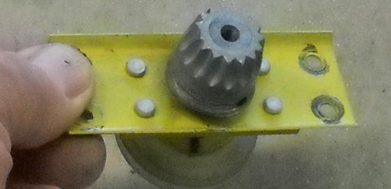 Piper twin comanche trim tab bell crank assembly