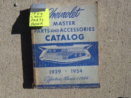 Chevrolet,1954,parts book