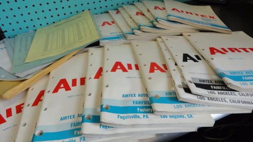 Airtex hydraulic brake parts catalog collection advertising 1940's 1950's 1970's