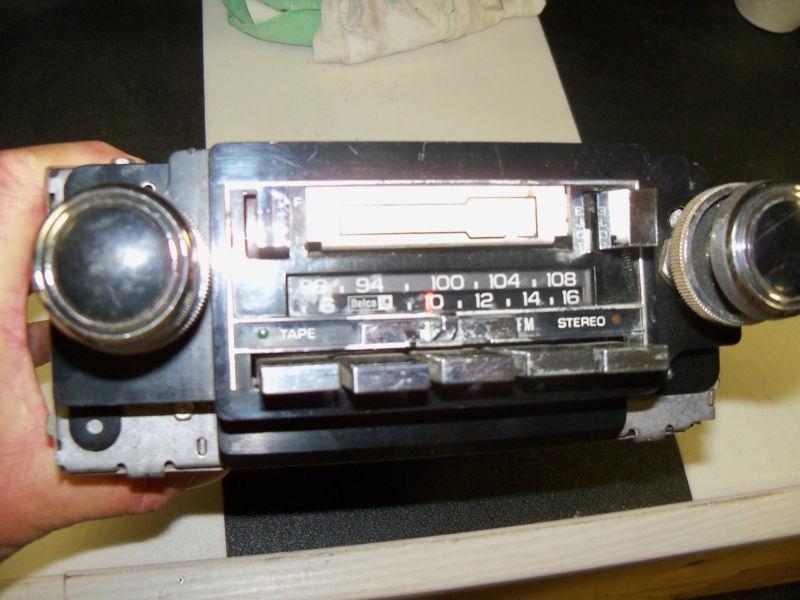 Working 1982 chevy gmc truck stereo am fm radio gm delco serviced with knobs