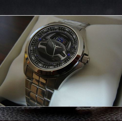 Honda civic-hybrid-steering-wheel sport metal watch