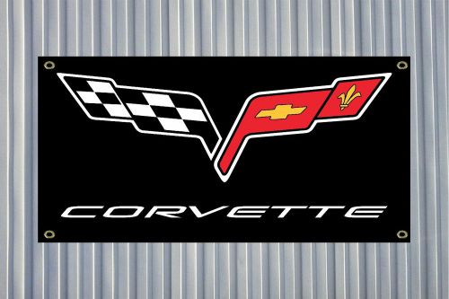 C6 corvette vinyl banner [18&#039;&#039;x36&#039;&#039;] [5 colors]