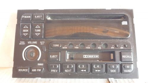95-02 Buick Century Park Ave Lesabre Radio Cd Cassette Face Plate 16201134, image 1
