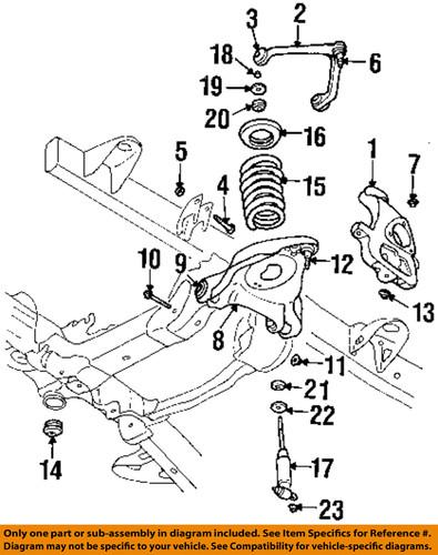 Mopar oem 52113300ab front suspension-stop bumper