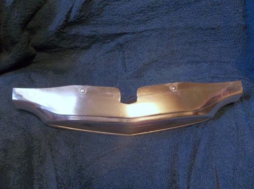 1959 - 1960 chevy center grill trim, original aluminum part, used