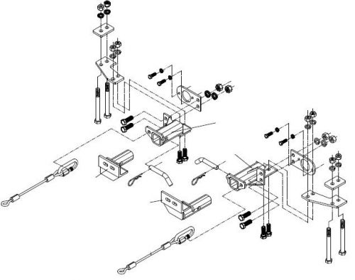 Roadmaster 1217-1 xl tow bar base plate bracket vw