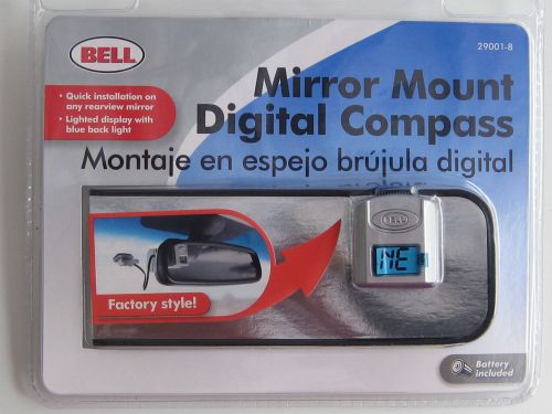 New bell mirror mount digital compass part no. 29001-8 automobile / car compass