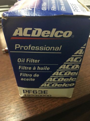 Acdelco pf63e oil filter