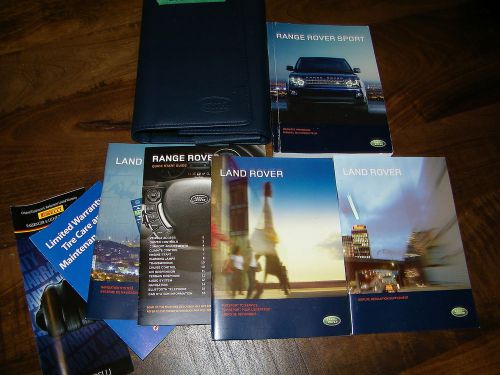 2010 land rover range rover sport owners manual with case and navigation lan193