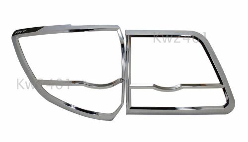 Chrome tail light surround cover trim for toyota fortuner year 2012 2013 2014