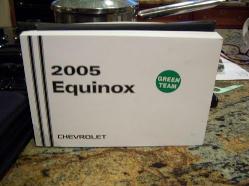 2005 chevy equinox owners manual
