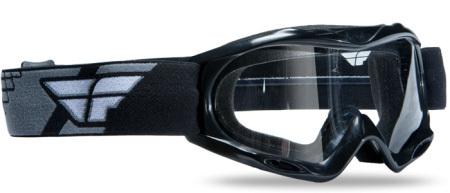 Fly racing black focus youth helmet goggles dirt bike mx