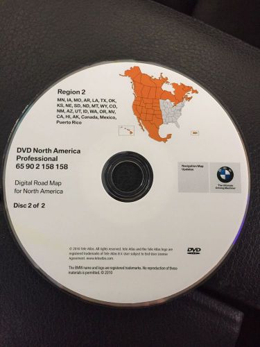 2011 bmw  navigation nav dvd rom oem 65902199843 western us, canada, mexico