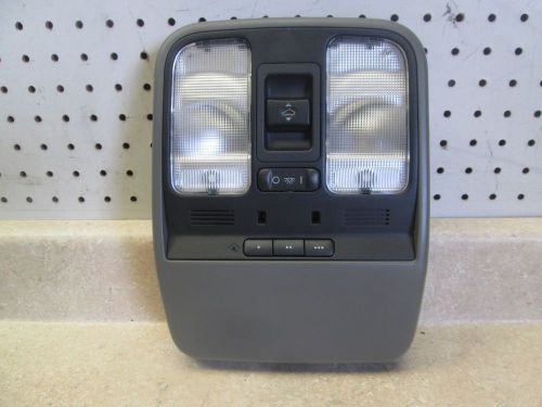 2004 acura tl overhead top roof map light lamp w/ sunroof switch &amp; homelink oem