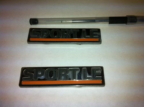 Mazda b2000 pickup truck sport le emblems 83 84