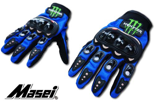 117 blue masei helmet atv icon bicycle motorcycle motocross riding gear gloves