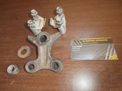 04 yamaha raptor 660 yfm660r handlebar steering stem shaft post arm clamp set