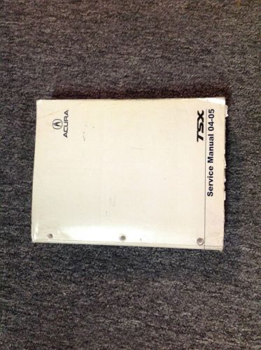 2004 2005  acura tsx service repair shop workshop manual oem factory