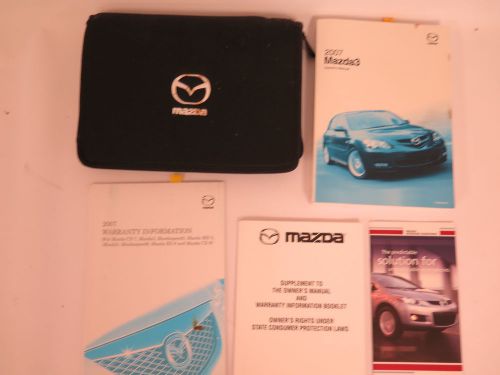 2007 mazda 3 owners manual book