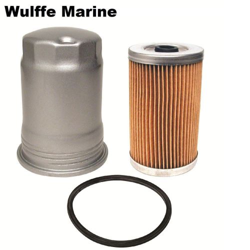 Fuel filter cartridge &amp; canister kit replaces omc 981911 crusader 91606 18-7861