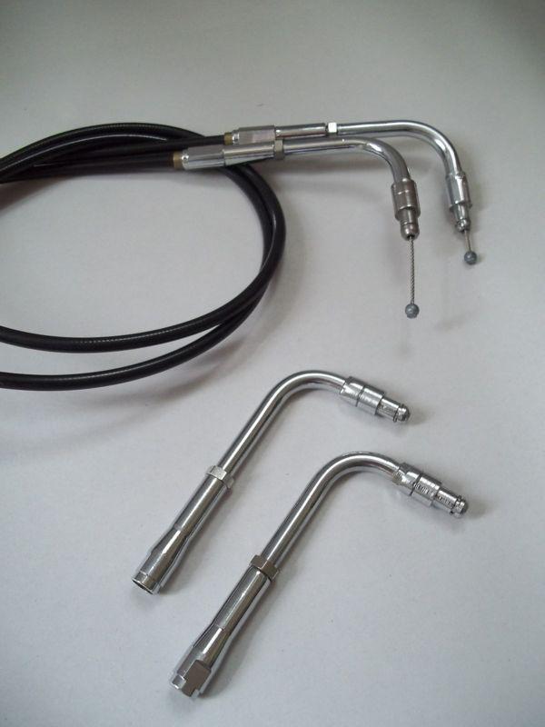 Purchase HARLEY DAVIDSON Throttle Cables OEM Black 311/2'' Nos Extras